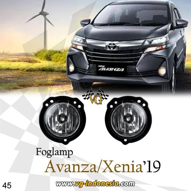 Lampu foglamp calya sigra avanza xenia ori kaca