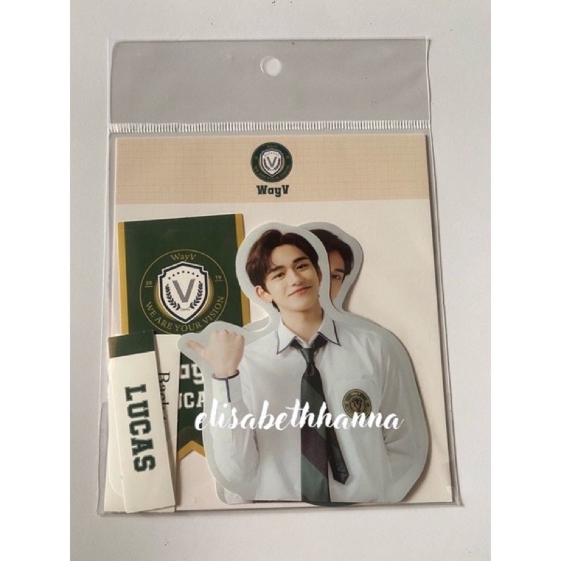 Back To School Kit WAYV Luggage Sticker LUCAS (Sticker Only BTSK)
