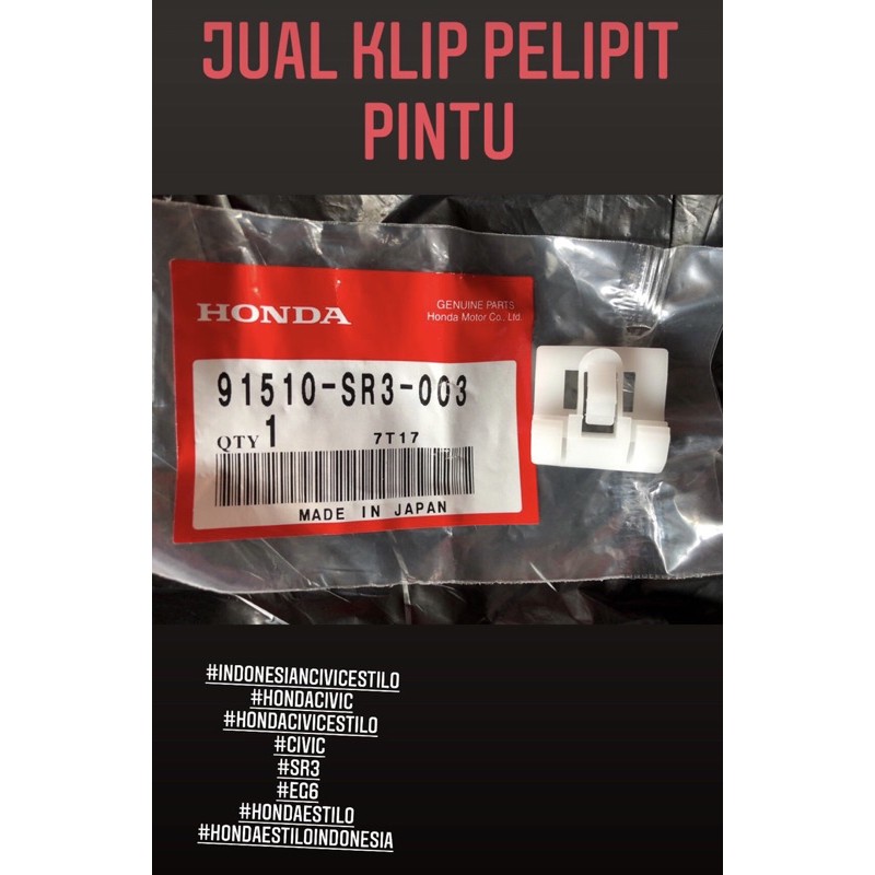 KlipPelipitPintuHondaCivicEstilo