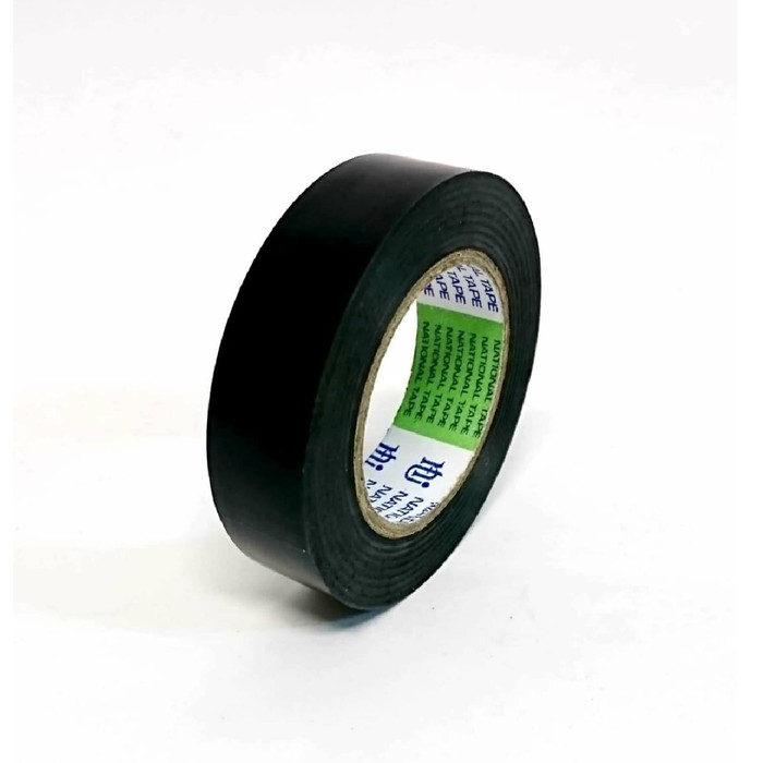 Isolasi Selotip Kabel Listrik Nachi National 19 mm x 20 Yard Hitam Vinyl Electrical Tape