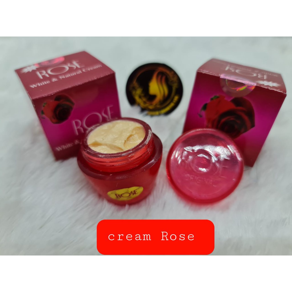 Cream Rose Holo Pink original