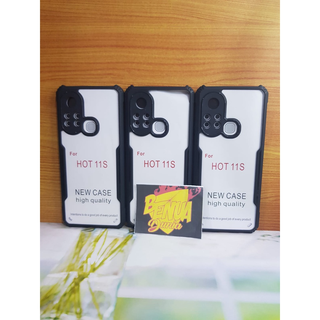 CASE INFINIX HOT 11S - CASE SHOCKPROOF ARMOR BENING PLUS PELINDUNG KAMERA HOT 11S - BD