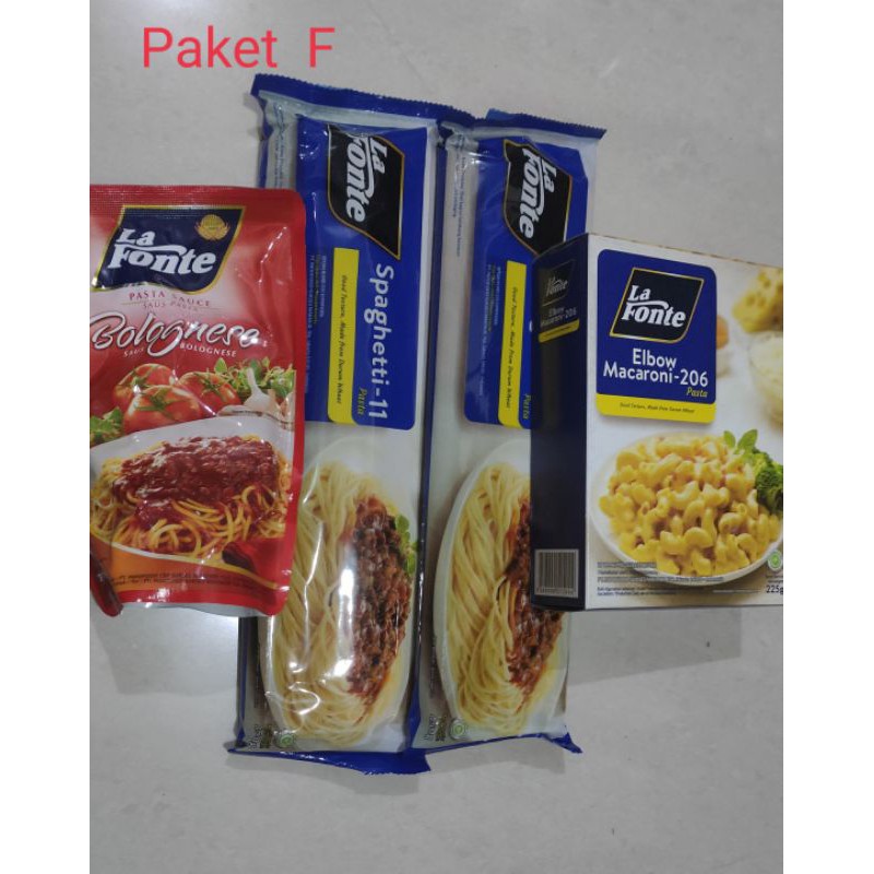 

Paket F ( Pasta dan spaghetti )