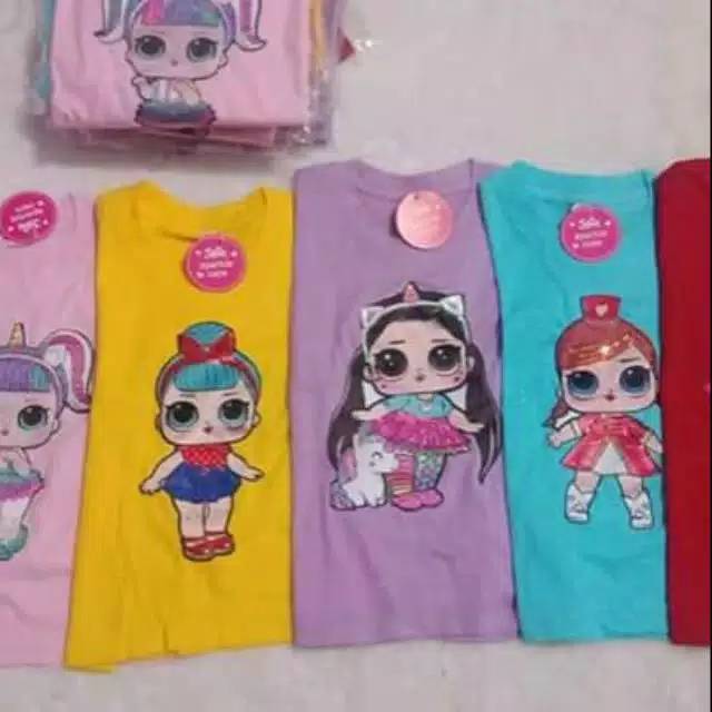 Kaos anak led musik 1-12 tahun lengan pendek cewek cowok bisa request karakter