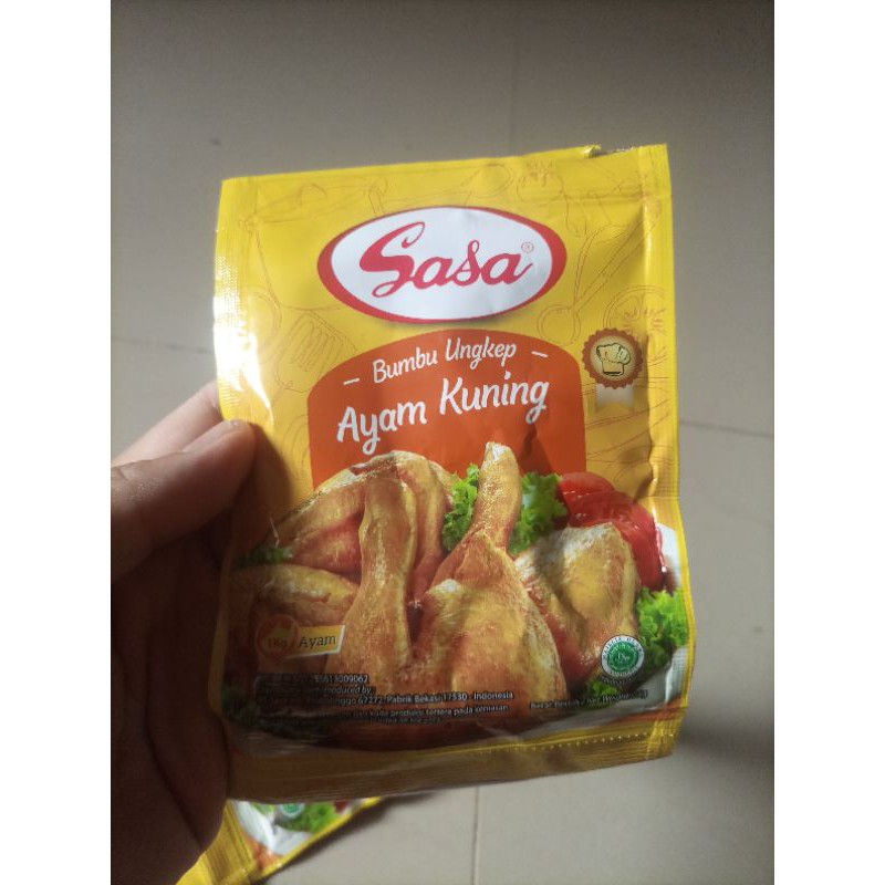 

Sasa bumbu ayam ungkep kuning 25gr