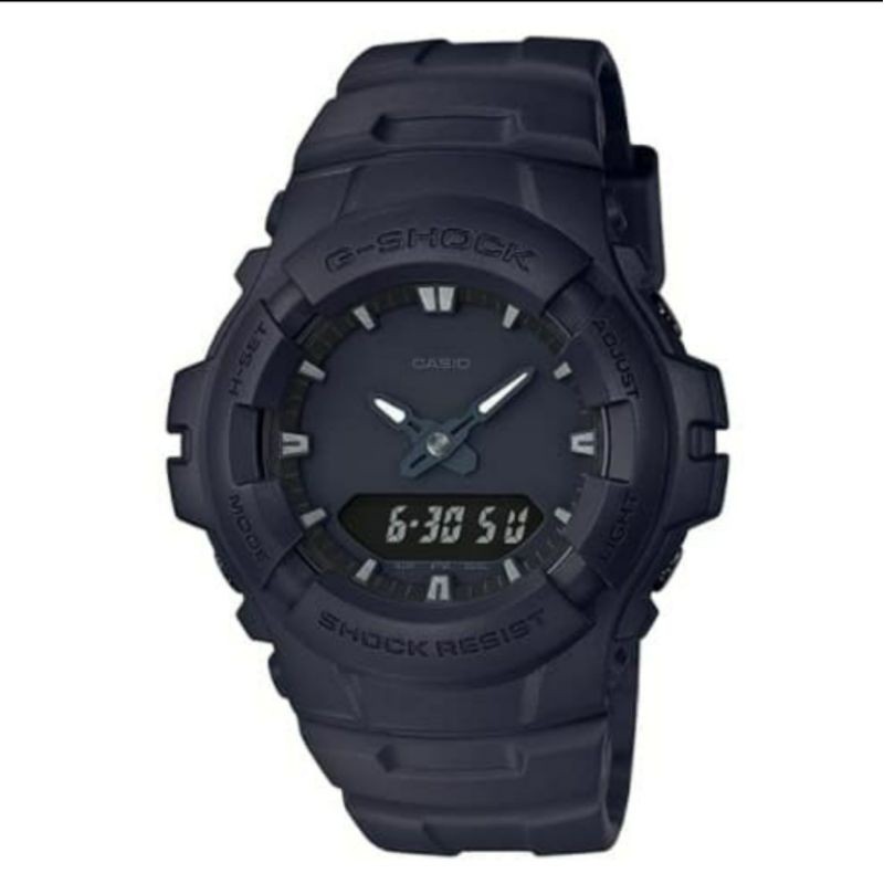 TERMURAH Jam Pria Casio G-Shock gshock G-100BB-1ADR g100bb Full Black Original Garansi Resmi 48mm