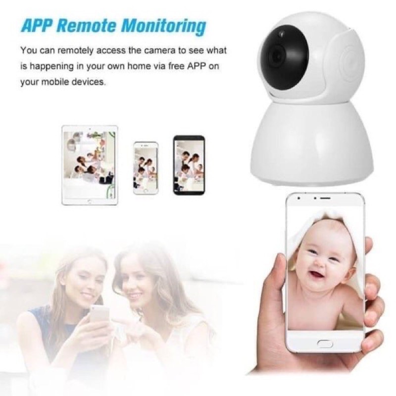 Snowman V380 IP CAMERA MINI 2MP HD 1080P WIRELESS CCTV WIFI SNOWMAN - KAMERA IP v380 SNOWMAN Q7 S