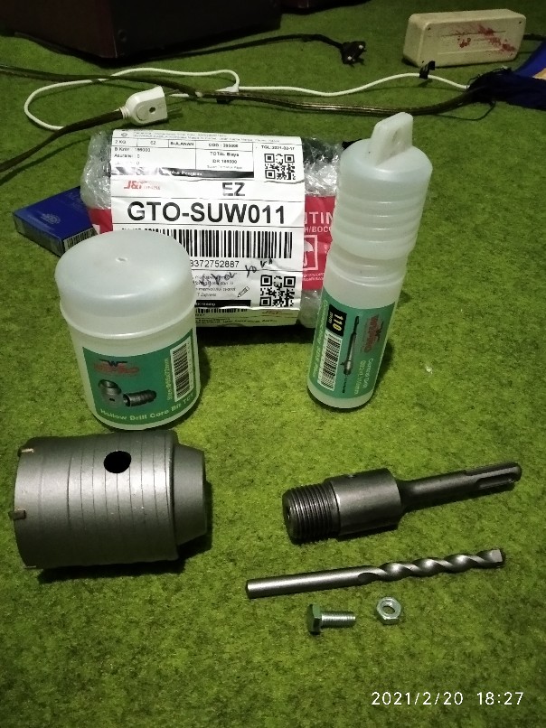 Hole Saw Beton Hollow Drill Core Bit Tct Size 55 Mm Wipro