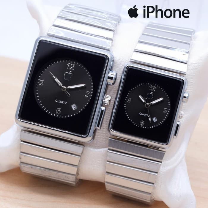 Jam Tangan Iphone Couple Apple Watch Touch Rantai Jam Pria Wanita -