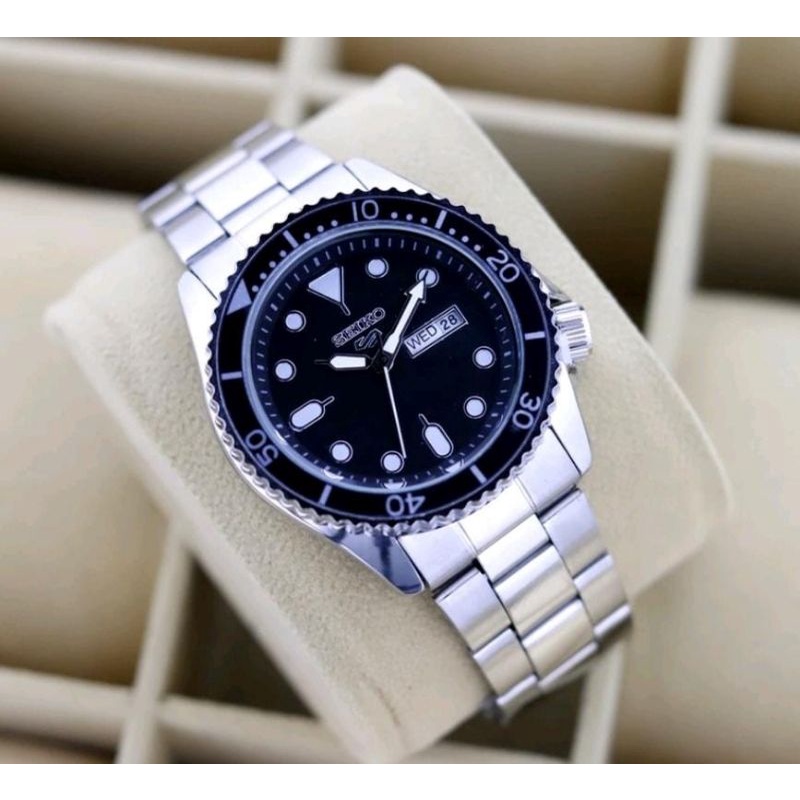 Jam Tangan Seiko Tanggal Free Strap Jam Tangan Pria Stainliss Steel Seiko