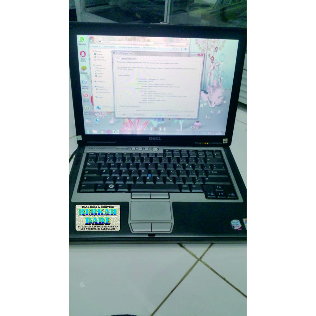 LAPTOP DELL LATITUDE D630 second murah