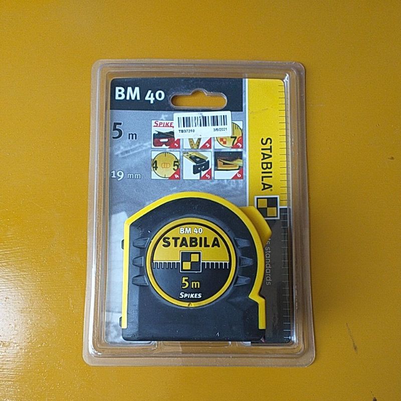 Stabila BM40 Meteran Roll 5 Meter - Alat Ukur Presisi