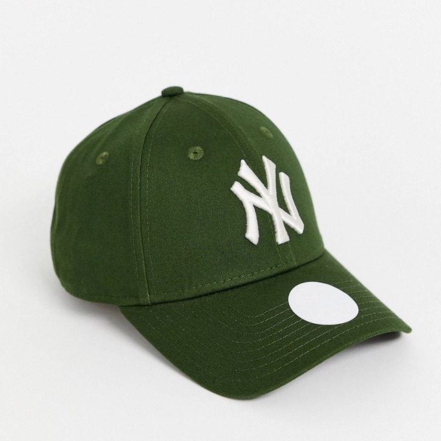 Topi New Era 9forty Women NY Yankees Original Cap Green Army Original