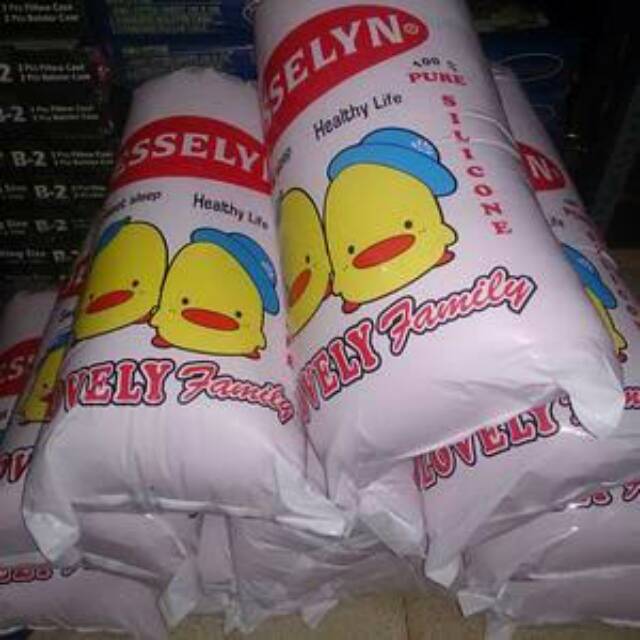 RC [READY STOK] Bantal Guling Hotel Jesselyn Bantal Kepala / Tidur 100% Silicone Kualitas Hotel