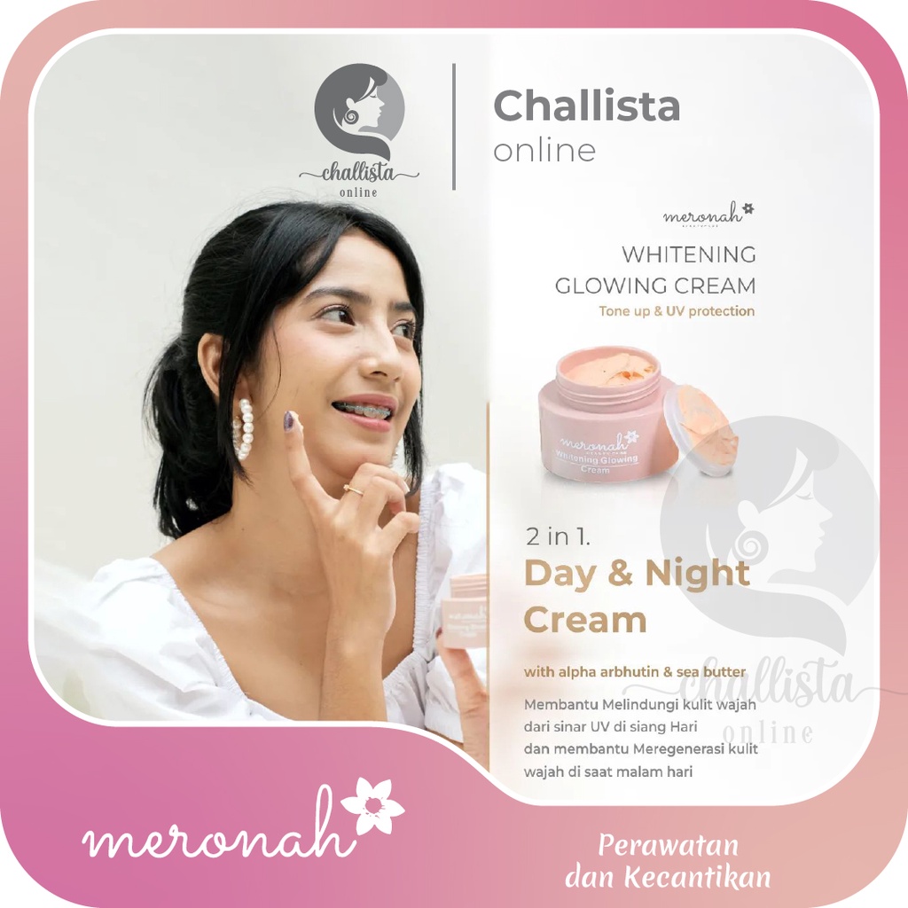 MERONAH GLOWING CREAM ORI ADA BPOM BISA COD