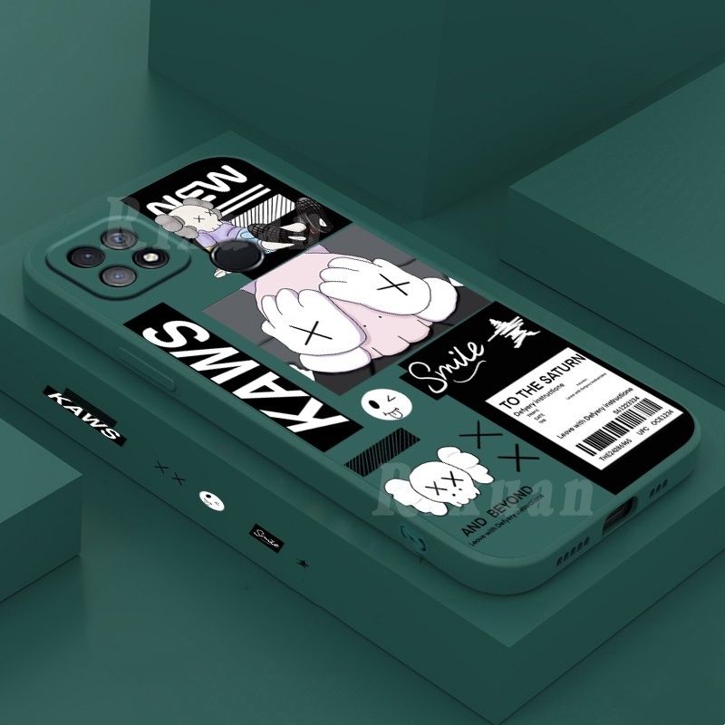 Casing OPPO A16K A15 A15S A54 A53 A12 A5S A7 A3S A31 A52 A92 A94 A93 A37 F9 A1K A5 2020 Reno 7 6 5 4F Kaws