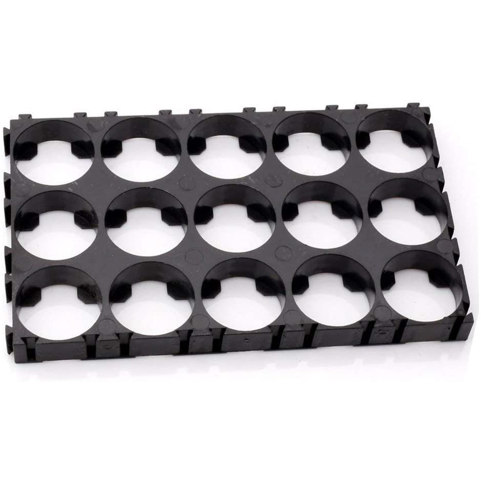 Braket Holder Baterai Batre 18650 Lithium Battery Holder Bracket Plastic 3x5 5x3 Slot Grid Dudukan Sambungan
