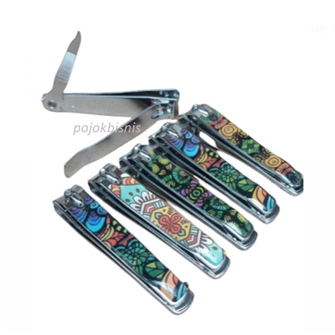 GUNTING KUKU BESAR MOTIF BATIK / GUNTING KUKU BATIK / NAIL CLIPPERS