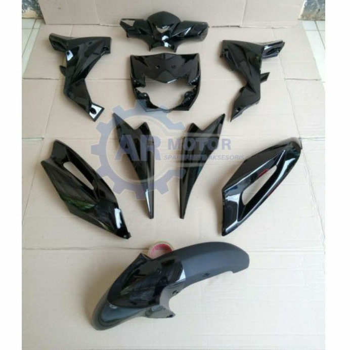 FULL BODY HALUS HONDA BLADE LAMA / BLADE OLD 2008 - 2012 HITAM