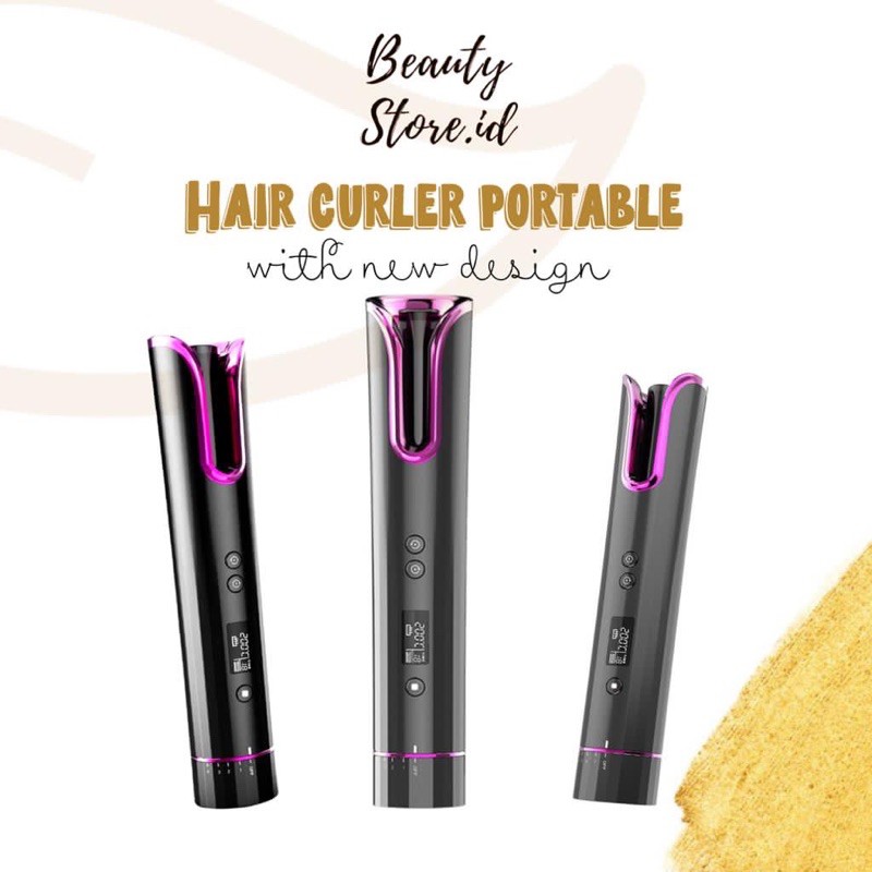 Hair Curler Portable Beauty Storeid Keriting Rambut Keriting Rambut Otomatis Garansi 7x24jam Shopee Indonesia