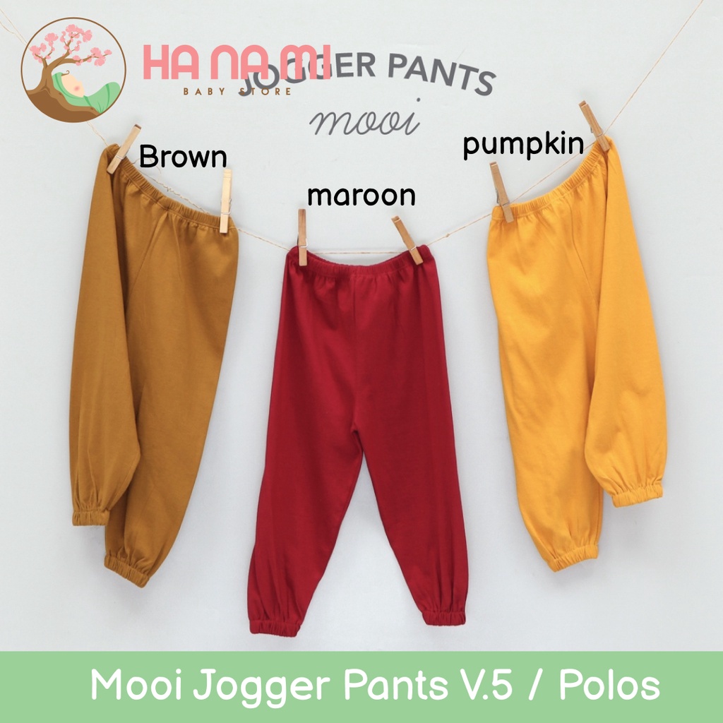 Mooi Jogger Pants V.5 / Polos (Celana Jogger Polos Anak)