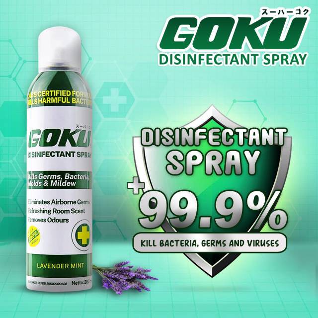 GOKU Disinfektan Spray Semprotan Anti Kuman Anti Virus Multifungsi