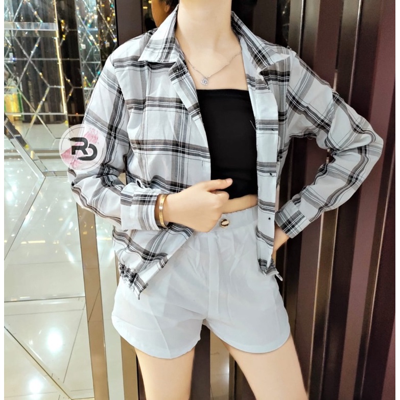 (DISKON TERMURAH) FASHION KEM MILKY - RUMI OUTER - milly outer fit L