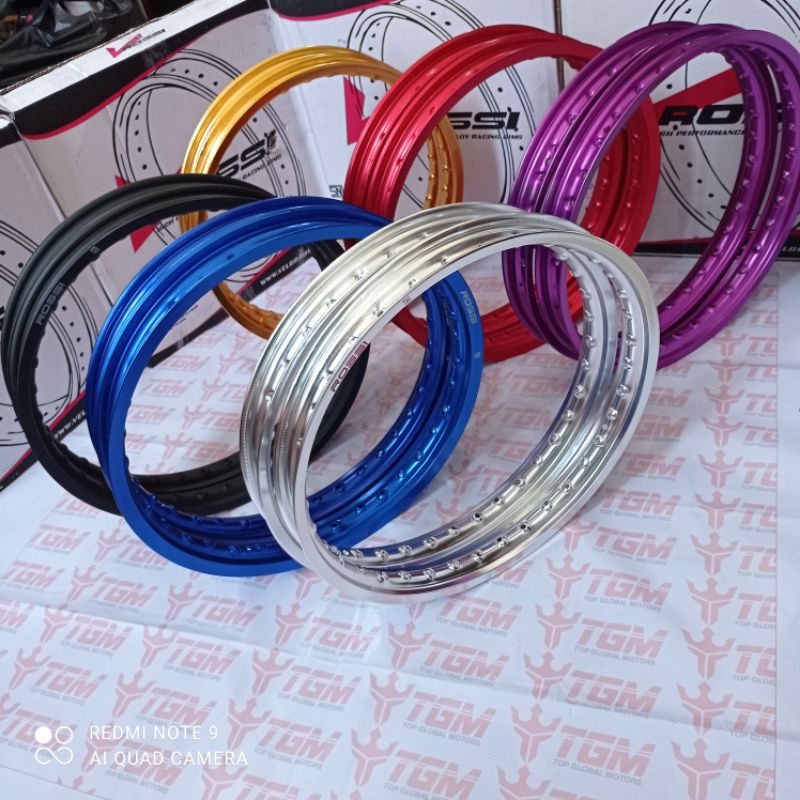 Velg Jari Jari ROSSI Ring 17 (Harga Sepasang/1Set)