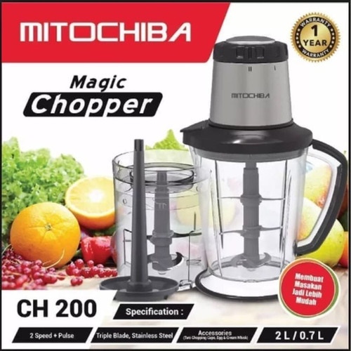 Mitochiba CH 200 / CH200 Food Chopper Blender Bumbu dan Daging