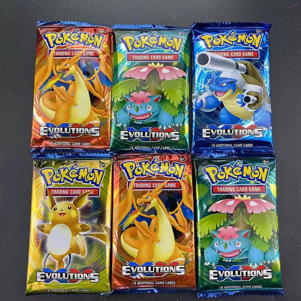 Needway   Kartu Pokemon Board Game Hadiah Anak Kartu Bersinar Mainan Evolus Unbroken Kartu Koleksi