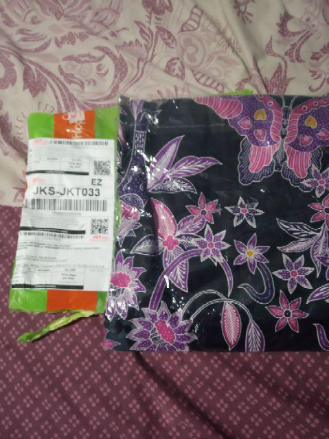 Tunik Batik Atasan Baju Wanita Cocok Utk Seragam Kerja Bg77