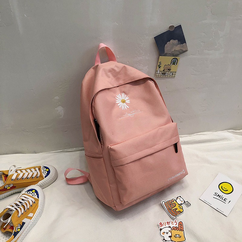 littlekiddoss Tas Ransel Kanvas Tas Sekolah Anak SD SMP SMA Tas Daisy Import Murah BA2214