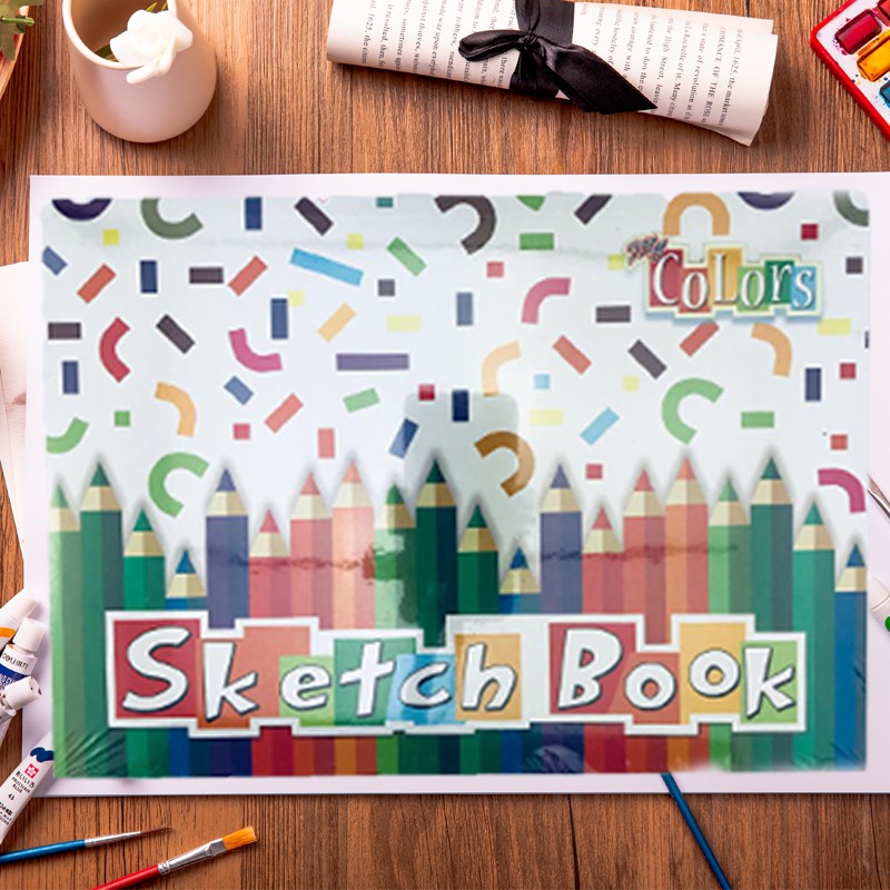 Kiky / Sketch Book A4 / Buku Gambar Sketsa / Isi 50lembar