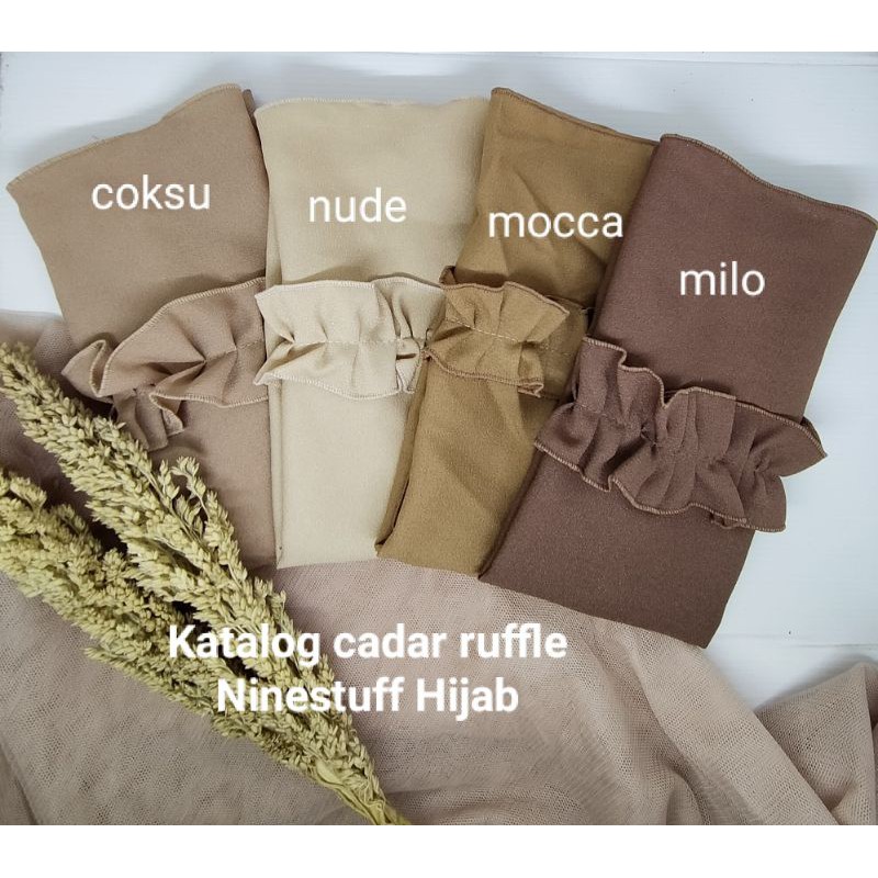 Ninestuff Hijab | Cadar Tali Ruffle