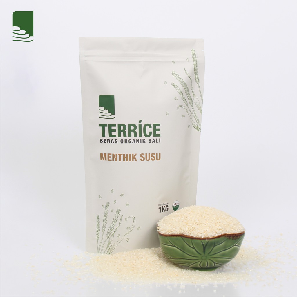

TERRICE Beras Organik Diet Rendah Gula Kaya Serat Menthik Susu 1Kg