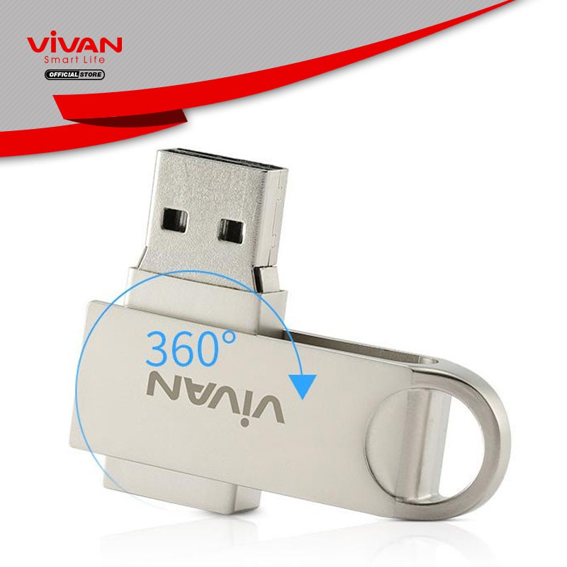 VIVAN VF208 (8GB) / VF216 (16GB) Flashdisk - Garansi Resmi 1 Tahun