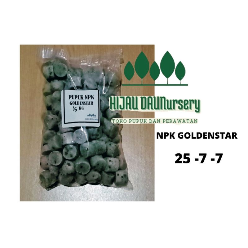 NPK tablet PUPUK STARTER golden star 25-7-7 1/2 kg