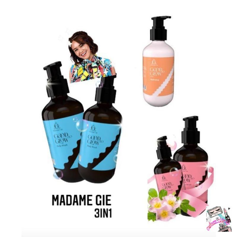 ☃Cutezz_Ching1☃Madame Gie Good To Glow Series☃Good To Glow Body wash♡Good To Glow Lotion Hydrating♡Good To Glow Shower Scrub