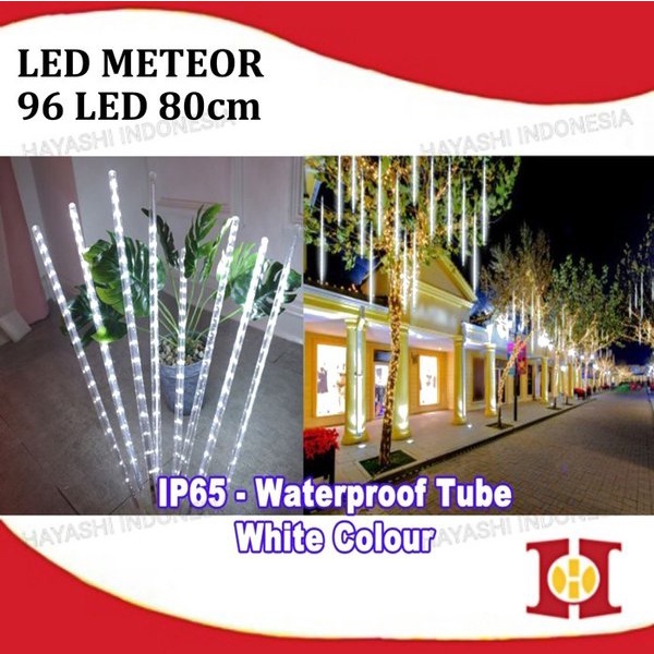 Lampu Meteor Shower Rain LED Light Hujan Gantung Hias Natal Outdoor