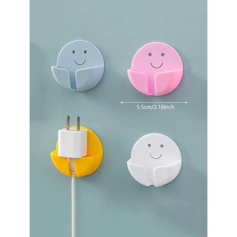 Gantungan Colokan Holder Kait Colokan Kepala Charger Data Kunci Power Plug Holder Plug