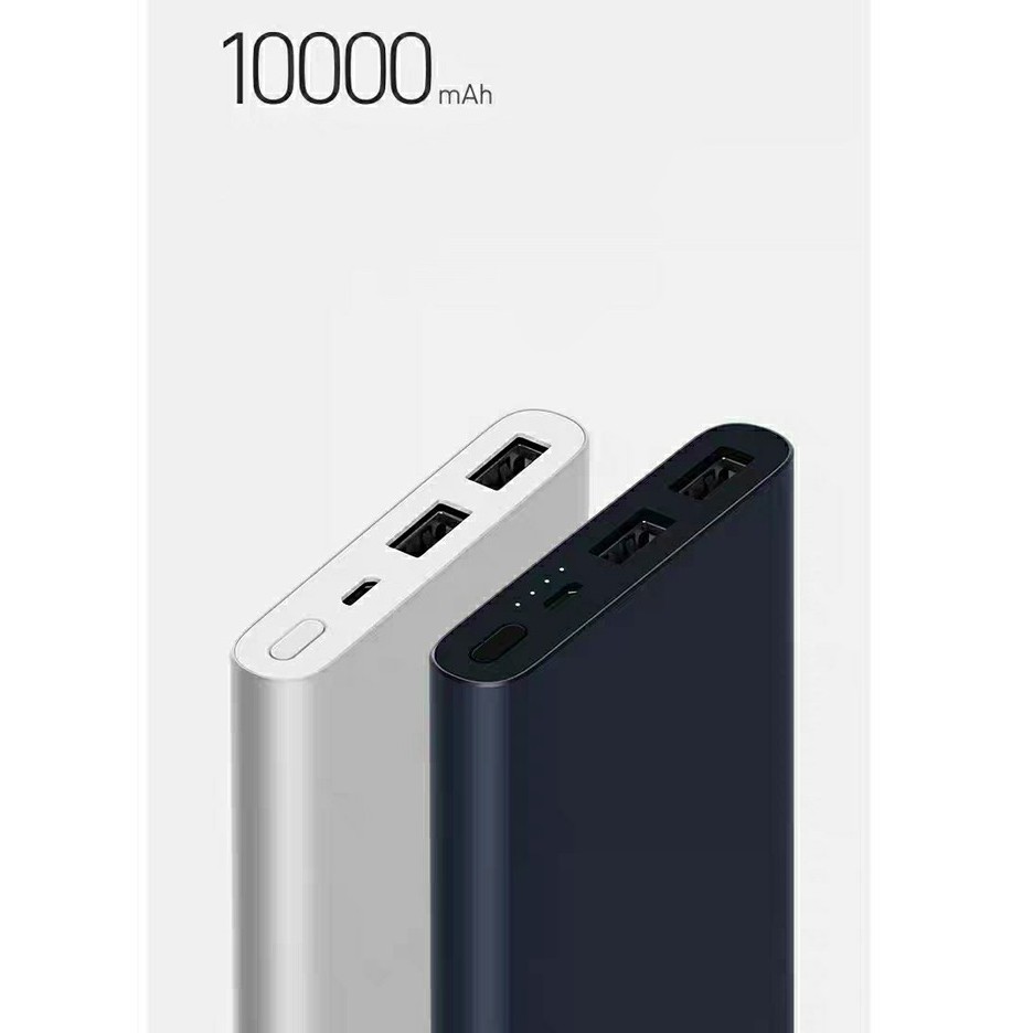 Powerbank Xiaomi Mi 2 Pro 10000mah Dual Port 2 USB Original