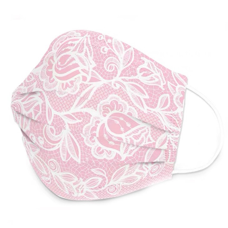 

La Floret 10 pcs /pack Masker wajah Medis 3 layer guard filter Printed Disposable Surgical Mask