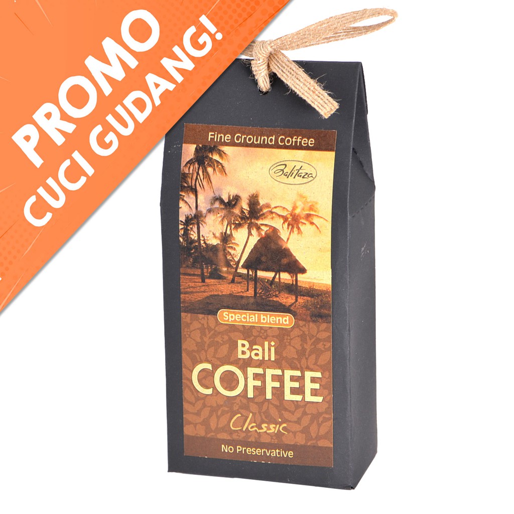 

Bali Coffee Classic | Kopi Bali Klasik | Kopi Hitam Bali 150 gr/Box