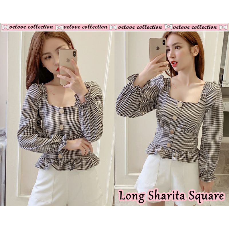 BLOUSE LONG SHARITA SQUARE