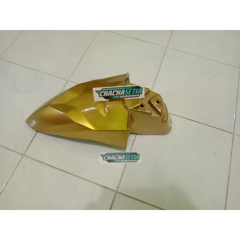 Spakbor slebor depan mio m3 variasi kuning emas