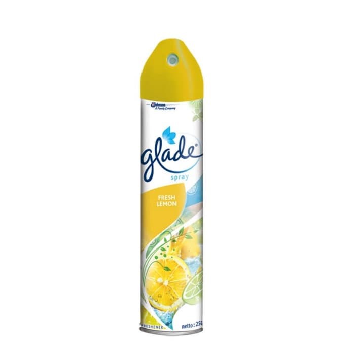 Glade Aerosol Spray Fresh Lemon 250Ml Murah