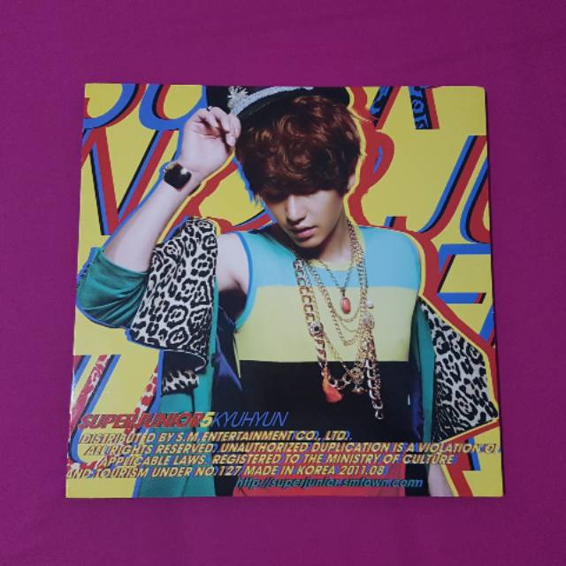 Super Junior - Mr. Simple album (Kyuhyun Version)