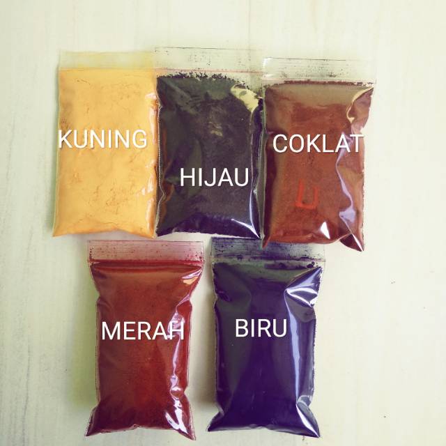 

Re-Pack Solvent Coloursea Berbagai Warna Berat 10 gr