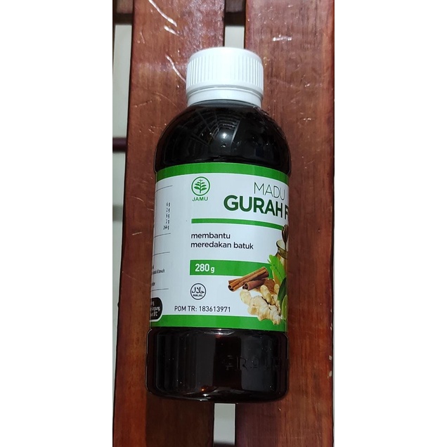 Madu Gurah Fit 280 Gram / Meredakan Batuk / Radang Tenggorokan / Melegakan Tenggorkan