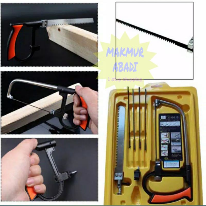 Magic Saw / Gergaji Set / Gergaji Serbaguna Multifungsi Set 3 Way